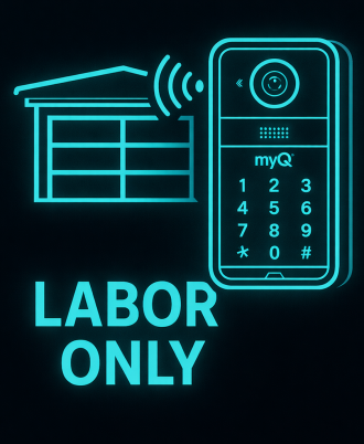myQ Smart Garage Door Video Keypad Installation  (Labor Only)